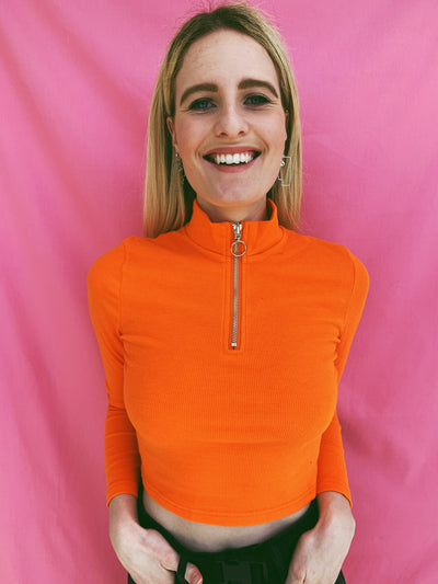 Orange Crush Turtle Neck