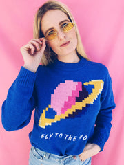 Fly To The Moon Sweater