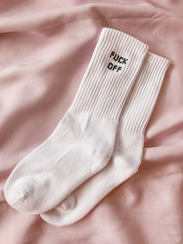 Sassy Socks- FUCK OFF